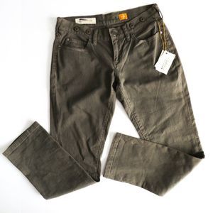 NEW Pilcro and the Letterpress Army Green Jeans